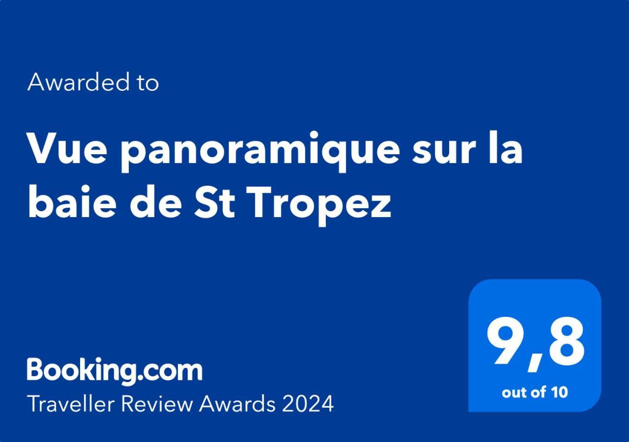 Vue Panoramique Sur La Baie De St Tropez Villa Ле Исамбр Екстериор снимка